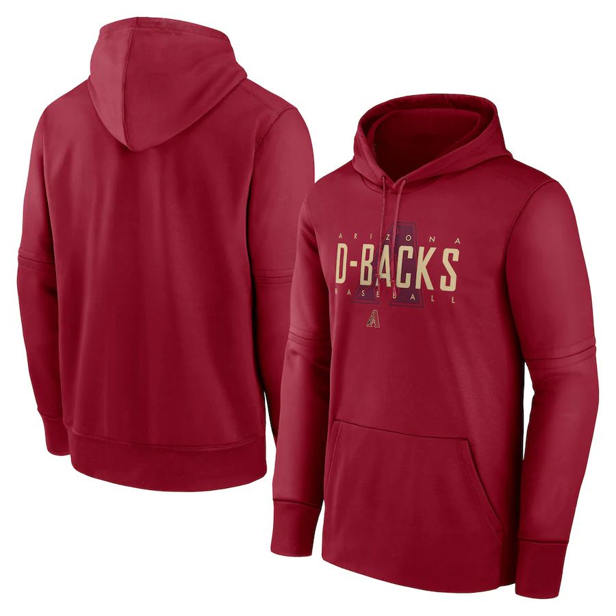 Men 2023 MLB Arizona Diamondback red Sweatshirt style 1->oakland athletics->MLB Jersey